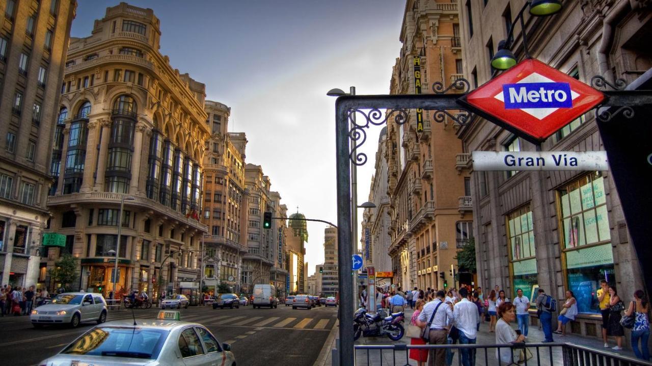 M&F 7 Rooms/7 Bathrooms Over Gran Via Madrid Ngoại thất bức ảnh